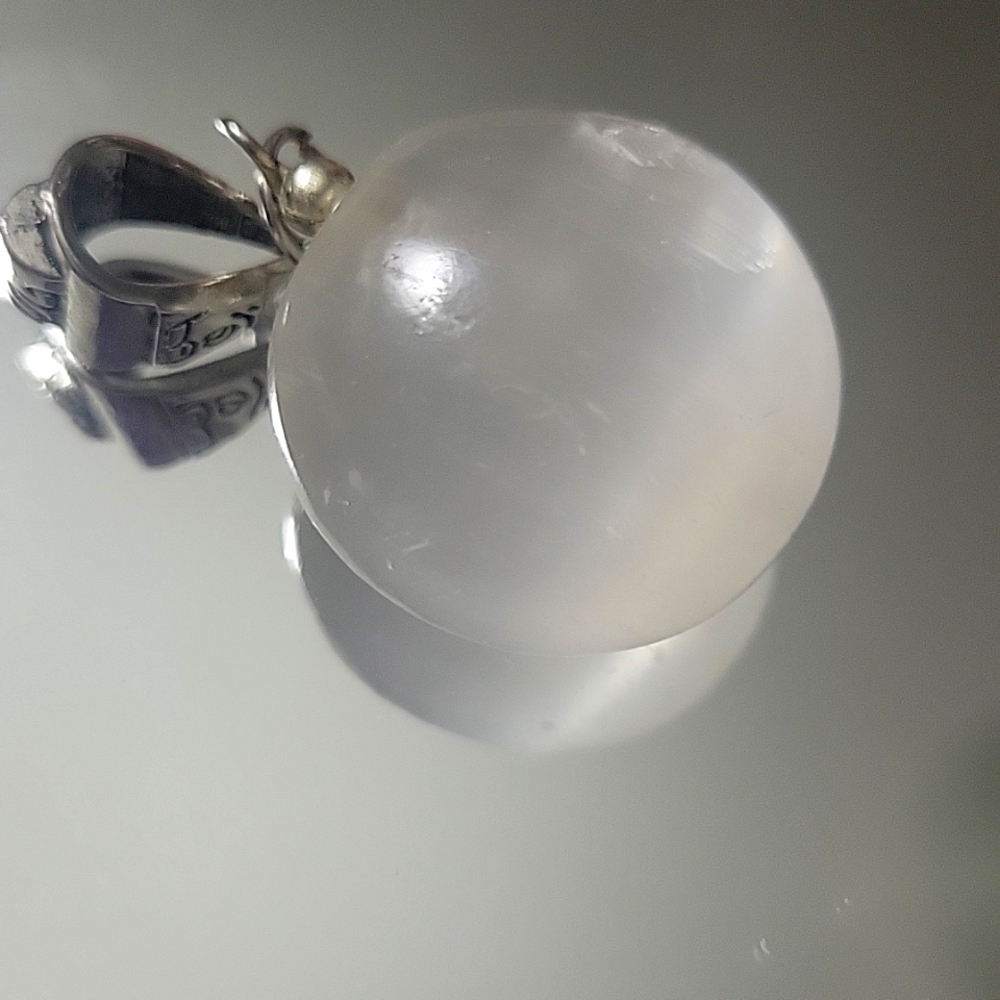 White Quartz charm
